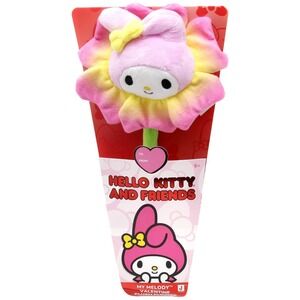 Hello Kitty & Friends 2026 Valentine's Day My Melody 14-Inch Plush Flower Yellow